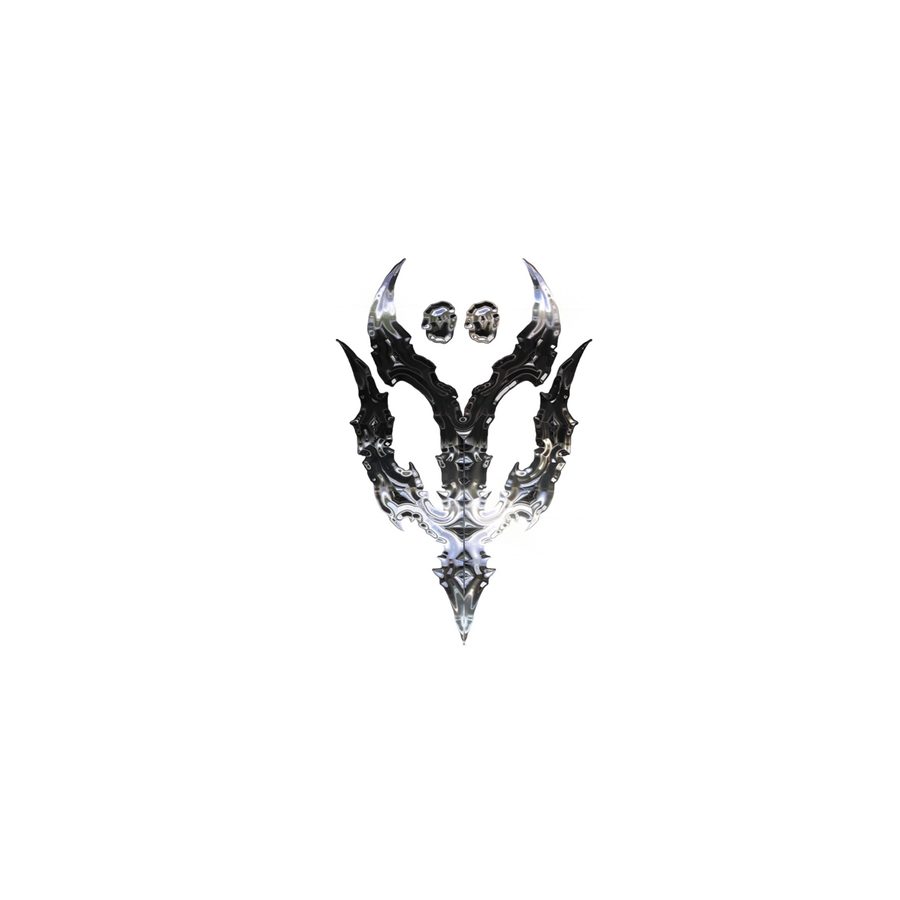 Chrome emblem from the Ÿusuf ULTRA visual world